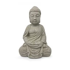 Elly Décor Décor Meditating, 13 Inch Tall Ceramic Handcrafted Budha Decor Indoor And Outdoor Garden Sculptures Buddha…