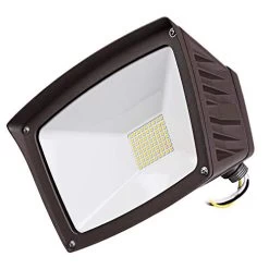 LEONLITE LED Outdoor Flood Light, Dusk-to-Dawn (Photocell Included), 3400lm, Waterproof Security Floodlight, ETL-Listed…