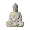 Zen Decor Garden Statues Buddha Statue Garden Ornament Zen Outdoor Sitting Meditating Stone Buddha – Effect Indoor And…