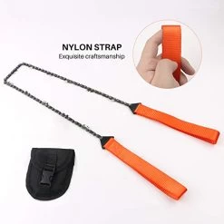 Survival Chainsaw Pocket Hand Saw 29-Inch Folding Survival Chain Saw With Strong Sharp Teeth For Camping Hiking Hunting… -Garden Supply Store 418hT73CSvL