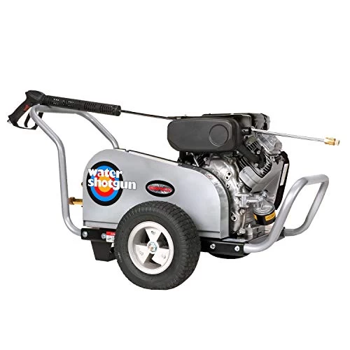 Simpson Water Shotgun Industrial Gas Powered Pressure Washer 4000 PSI 5 GPM 18 HP VTwin Vanguard Engine With Electric… 1 Simpson Water Shotgun Industrial Gas Powered Pressure Washer 4000 PSI 5 GPM 18 HP VTwin Vanguard Engine With Electric…
