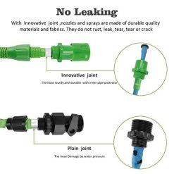 Veidoo Garden Hose,Expandable Hose,75ft With 8 Pattern Spray Nozzle,No Leaking With Innovation Joint, High Pressure… -Garden Supply Store 41Ase hMLGL