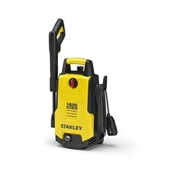 Stanley SHP1600 1600 Psi Electric Pressure Washer With Vari-Spray Nozzle, Wand, Spray Gun, 20′ Hose & Detergent Bottle…