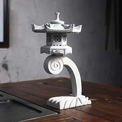 Stone Lantern Pagoda Garden Ornament Chinese/Japanese 22cm Sculpture Lantern Patio Decor 1 Stone Lantern Pagoda Garden Ornament Chinese/Japanese 22cm Sculpture Lantern Patio Decor