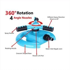 BuVo Garden Sprinkler & Hose Nozzle Spray – Sprinklers And Sprayer Set – Automatic Irrigation System For Garden & Lawn… -Garden Supply Store 41DEAsrPnLL