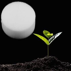 Jeffergrill 50pcs Soilless Hydroponic Cylindric Sponge Planting Gardening Tool Seedling Sponges For Greenhouse -Garden Supply Store 41DR5iN32BnL