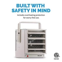 NewAir Hardwired Heavy Duty Electric Garage Heater With Ceiling Mount, Industrial Strength Heats Up To 500 Sq. Ft… -Garden Supply Store 41DzxgQ9kdL