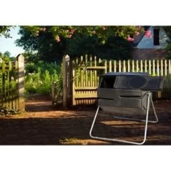 170 L Tumbling Composter With Large Sliding Door And Rodent Resistant