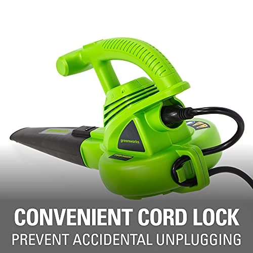 Greenworks 24012 7 Amp 160 MPH Single Speed Corded Blower 5 Greenworks 24012 7 Amp 160 MPH Single Speed Corded Blower - Image 5