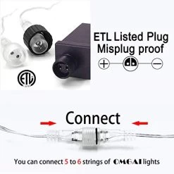 OMGAI 30cm 8 Tubes 288 LED Meteor Shower Rain Lights,Drop/Icicle Snow Falling Raindrop Cascading Lights For Wedding… -Garden Supply Store 41Ey5uOJ90L 1