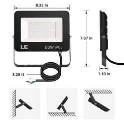 LE LED Flood Light, Super Bright 50W 4200lm Waterproof Outdoor Flood Light, 350W HPS Equivalent Exterior Floodlight… 13 LE LED Flood Light, Super Bright 50W 4200lm Waterproof Outdoor Flood Light, 350W HPS Equivalent Exterior Floodlight… -Garden Supply Store 41Eyk2BN3XJL