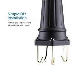 Noma Outdoor Street Light | Waterproof Outdoor Lamp Post Light With Triple-Head Design For Backyard, Patio, Garden… 10 Noma Outdoor Street Light | Waterproof Outdoor Lamp Post Light With Triple-Head Design For Backyard, Patio, Garden… -Garden Supply Store 41FB2PL93bL