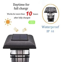 YAKii Solar Torch Lights, 72 LED Auto On/Off Flickering Flame Solar Powered Outdoor Lights, Waterproof Landscape… -Garden Supply Store 41FG7lgCtYL