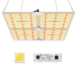 SPIDER FARMER SF4000 LED Grow Light 5×5 Ft Coverage With Samsung LM301B Diodes & MeanWell Driver Dimmable 450W…