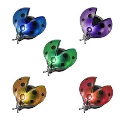 Solar Garden Lights Outdoor, Solar Light LED Garden Decor Statues, Yard Decorations Ladybug Lights For Path, Yard, Lawn…