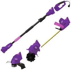 Sun Joe GTS4000E -Gry Lawn Plus Garden Multi-Tool System (Hedge, Pole Trimmer, Grass Trimmer, Garden Tiller)