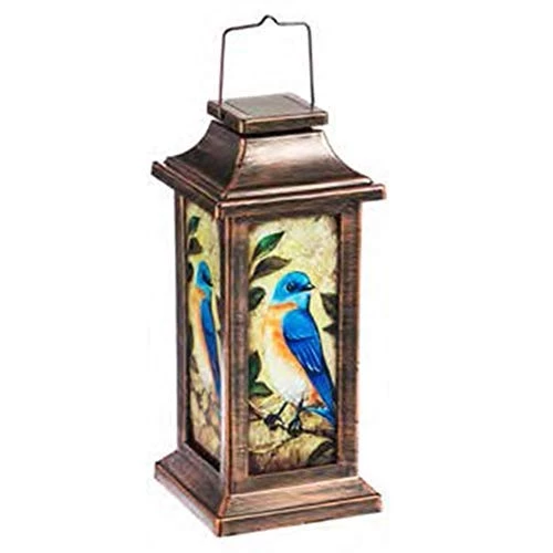 TZSSP Decorative Lantern Hanging Solar Lantern Waterproof Portable Lamp Outdoor Garden Decorative LED Light, Blue Bird… 1 TZSSP Decorative Lantern Hanging Solar Lantern Waterproof Portable Lamp Outdoor Garden Decorative LED Light, Blue Bird…