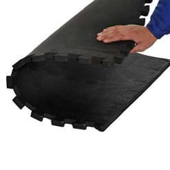 HOMCOM Soft Interlocking Floor Mats Waterproof Exercise Workout Mat Kid Play Mat Gymnastics And Home Gym Protective… -Garden Supply Store 41GSfM0wKOL