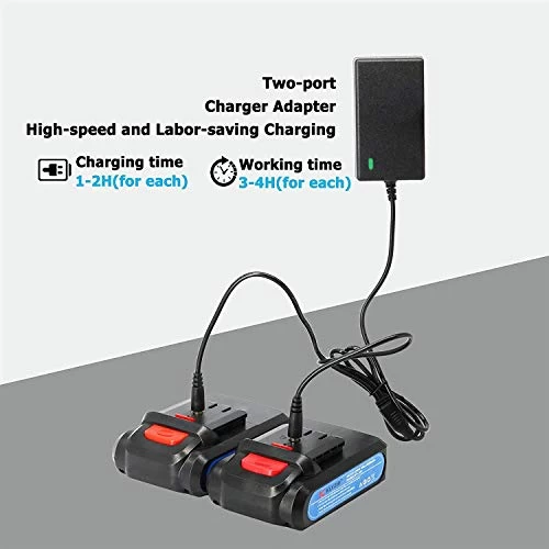 K KLEZHI 1.2Inch/30mm Professional Sharp Cordless Electric Pruning Shears,2PCS Backup Rechargeable 2Ah Lithium Battery… 7 K KLEZHI 1.2Inch/30mm Professional Sharp Cordless Electric Pruning Shears,2PCS Backup Rechargeable 2Ah Lithium Battery… - Image 7