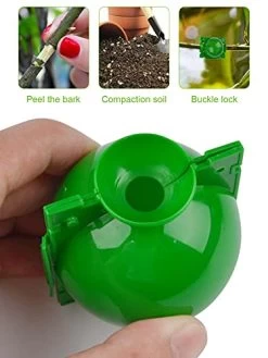 12PCS Plant Root Growing Box Kalolary Reusable Plant Rooting Device Air Layering Pods High-Pressure Propagation Ball Grafting Botany Root Ball For Plants Reproduction For Indoor Outdoor Plant (Small) 10 12PCS Plant Root Growing Box Kalolary Reusable Plant Rooting Device Air Layering Pods High-Pressure Propagation Ball Grafting Botany Root Ball For Plants Reproduction For Indoor Outdoor Plant (Small) -Garden Supply Store 41H1Pab0L3S