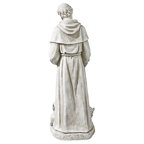 Design Toscano Nature’s Nurturer, St. Francis Religious Garden Decor Statue Bird Feeder, Medium 71 Cm, Polyresin… 4 Design Toscano Nature’s Nurturer, St. Francis Religious Garden Decor Statue Bird Feeder, Medium 71 Cm, Polyresin… - Image 4