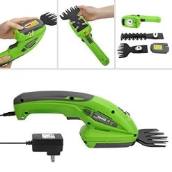 WORKPRO 7.2V 2-in-1 Cordless Grass Shear + Shrubbery Trimmer – Handheld Hedge Trimmer, Rechargeable Lithium-Ion Battery… -Garden Supply Store 41KULaUe1NL