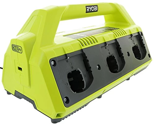 Ryobi P135 18V One+ 6 Port Lithium Ion Battery Supercharger (18V Batteries Not Included / Charger Only) 1 Ryobi P135 18V One+ 6 Port Lithium Ion Battery Supercharger (18V Batteries Not Included / Charger Only)