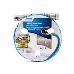 Camco 22813 4ft Premium Drinking Water Hose – Lead And BPA Free, Anti-Kink Design, 20% Thicker Than Standard Hoses 5/8…