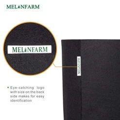 MELONFARM 5-Pack 10 Gallon Grow Bags Heavy Duty Aeration Fabric Pots,Thickened Non-Woven With Durable Handles, For Plant… -Garden Supply Store 41KxvrysFXL