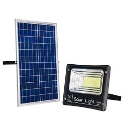 100W Solar Powered Street Flood Lights 196 Leds 5000 Lumens Outdoor Waterproof IP67 With Remote Control Security…