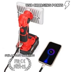 Taingwei 2000LM LED Cordless Lamp Compatible With Milwaukee M18 Lithium Battery,18v Work Light For Camping, Car… 11 Taingwei 2000LM LED Cordless Lamp Compatible With Milwaukee M18 Lithium Battery,18v Work Light For Camping, Car… -Garden Supply Store 41M CXCGPL