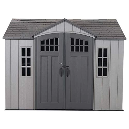 Lockable Outdoor Storage Shed By Lifetime ( Ten Ft. By Eight Ft.) 1 Lockable Outdoor Storage Shed By Lifetime ( Ten Ft. By Eight Ft.)