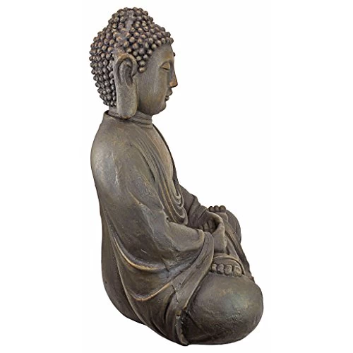 Design Toscano Meditative Buddha Of The Grand Temple Garden Statue: Medium 5 Design Toscano Meditative Buddha Of The Grand Temple Garden Statue: Medium - Image 5