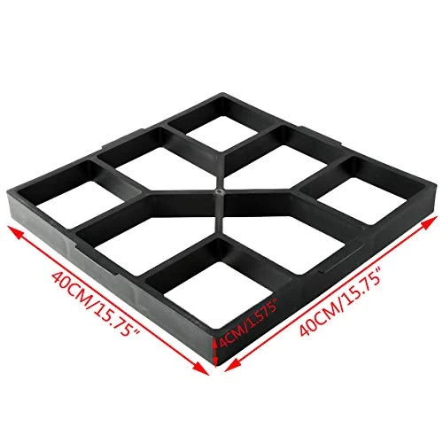 Tengchang Concrete Paving Mold, 2pcs Patio Walk Path Maker, Stepping Stone Driveway Garden Pavement Mold 4 Tengchang Concrete Paving Mold, 2pcs Patio Walk Path Maker, Stepping Stone Driveway Garden Pavement Mold - Image 4