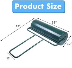 Goplus Lawn Roller, Push/Tow Behind Water/Sand Filled Steel Yard Sod Roller For Garden Backyard, 17 Gallon/63 L, 36″x12″ -Garden Supply Store 41NM7XZQJYL