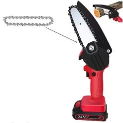 Saw Chain, 4 Inch Metal Durable Replacement Chain,for Mini Chainsaw 4-inch Cordless Electric Protable Chainsaw With… -Garden Supply Store 41OSaABbJcL