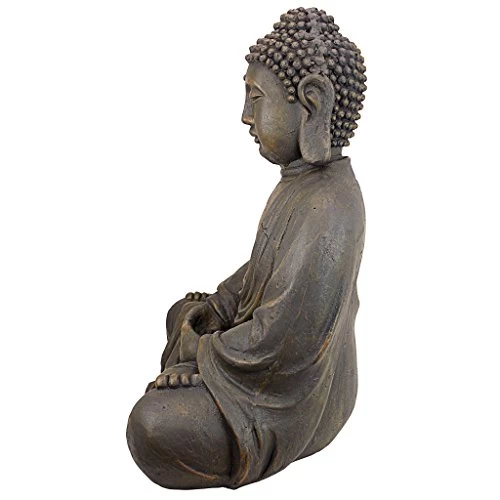 Design Toscano Meditative Buddha Of The Grand Temple Garden Statue: Medium 3 Design Toscano Meditative Buddha Of The Grand Temple Garden Statue: Medium - Image 3