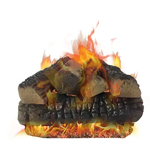 Ipalmay Gas Fireplace Logs, 5 Pieces Ceramic Logs For Gas Fireplace Natural Artificial Logs Set, Realistic Clean Burning… 2 Ipalmay Gas Fireplace Logs, 5 Pieces Ceramic Logs For Gas Fireplace Natural Artificial Logs Set, Realistic Clean Burning… - Image 2