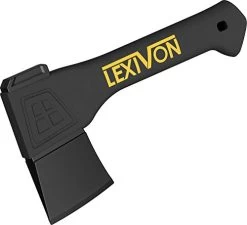 LEXIVON V9 Camping Hatchet, 9-Inch Axe | Ergonomic Grip, Lightweight Fiber-Glass Composite Handle | Protective Carrying…