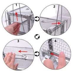 One-Door Live Animal Trap Humane Cage Trap For Rats Mouse Gopher Rodents Squirrels And Similar Sized Pests -Garden Supply Store 41QhzRRZ5DL