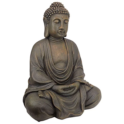 Design Toscano Meditative Buddha Of The Grand Temple Garden Statue: Medium 6 Design Toscano Meditative Buddha Of The Grand Temple Garden Statue: Medium - Image 6