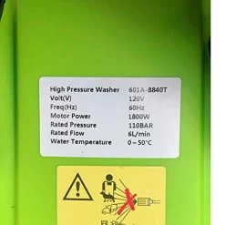 ECUTEE Electric Pressure Washer,High Power Washer- 2100 PSI/1.72 GPM All-in-One Nozzle With Hose Reel Removable Wheels… -Garden Supply Store 41ScIxVkQhL