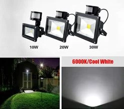 Led Motion Sensor Flood Light Outdoor 10W 800LM Pir Sensitive Security Lights Wall Fixture Lamps Waterproof Floodlight… 9 Led Motion Sensor Flood Light Outdoor 10W 800LM Pir Sensitive Security Lights Wall Fixture Lamps Waterproof Floodlight… -Garden Supply Store 41Sg02BmrDdL