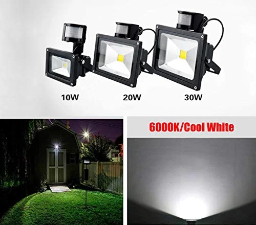 Led Motion Sensor Flood Light Outdoor 10W 800LM Pir Sensitive Security Lights Wall Fixture Lamps Waterproof Floodlight… 3 Led Motion Sensor Flood Light Outdoor 10W 800LM Pir Sensitive Security Lights Wall Fixture Lamps Waterproof Floodlight… - Image 3