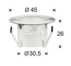 LED Deck Lights KIT (Blue, 1pcs) -Garden Supply Store 41Tluuu2wRL