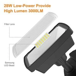 LEPOWER 28W LED Security Lights Motion Sensor Light Outdoor, 3000LM Motion Security Light, 5500K, IP65 Waterproof, 2… 9 LEPOWER 28W LED Security Lights Motion Sensor Light Outdoor, 3000LM Motion Security Light, 5500K, IP65 Waterproof, 2… -Garden Supply Store 41Um4fqvWZL