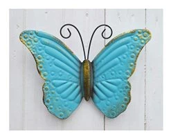 GIFTME 5 Metal Butterfly Wall Art Decor Set Of 4 Colorful Garden Wall Sculptures -Garden Supply Store 41Vv33WxoRL