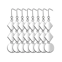 Bird Repellent Reflective Dual Sided Discs- 24pcs Bird Scare Like Mirrors All Birds Away Like Woodpeckers Pigeons And…