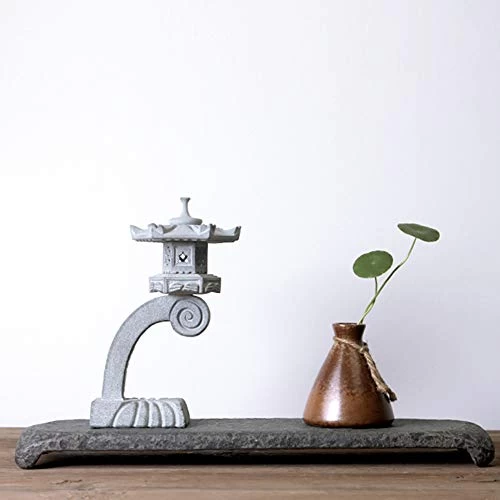Stone Lantern Pagoda Garden Ornament Chinese/Japanese 22cm Sculpture Lantern Patio Decor 3 Stone Lantern Pagoda Garden Ornament Chinese/Japanese 22cm Sculpture Lantern Patio Decor - Image 3