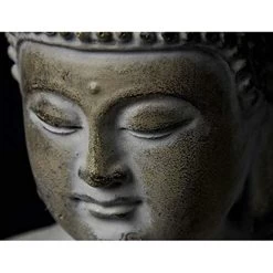 Zen Decor Garden Statues Buddha Statue Garden Ornament Zen Outdoor Sitting Meditating Stone Buddha – Effect Indoor And… -Garden Supply Store 41YM5u7Tj0L